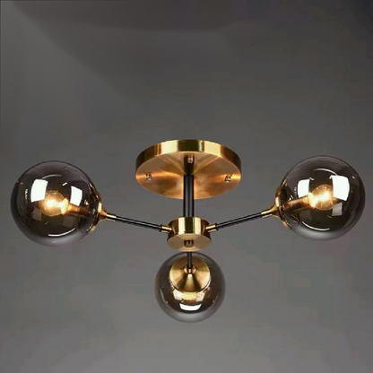 Magic Bean Molecular Chandelier Living Room Ceiling Light Modern Glass Ball Lamp