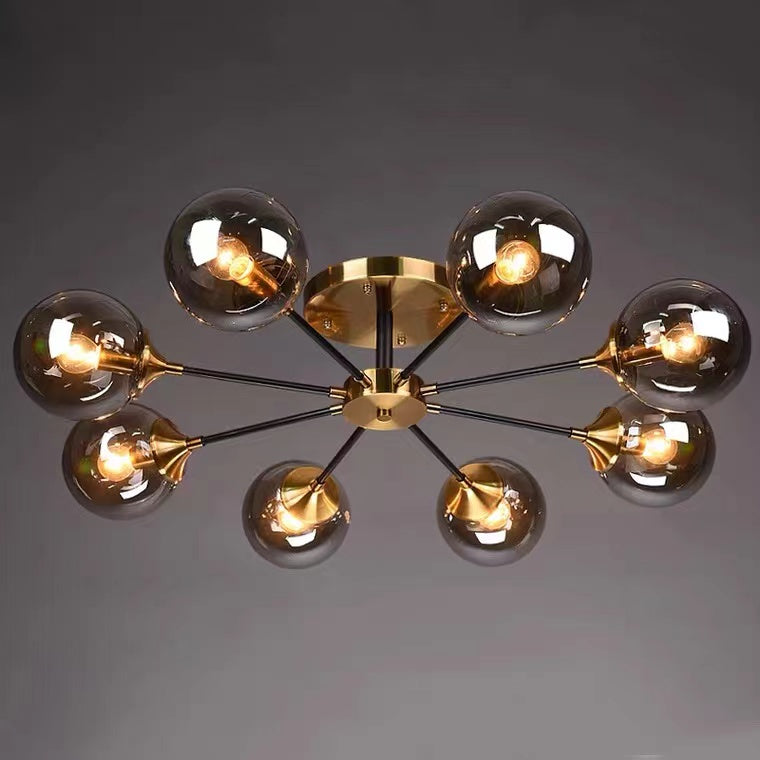 Magic Bean Molecular Chandelier Living Room Ceiling Light Modern Glass Ball Lamp