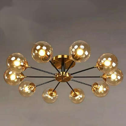 Magic Bean Molecular Chandelier Living Room Ceiling Light Modern Glass Ball Lamp