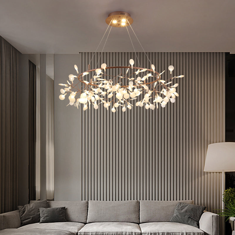 Glowworm Modern Chandelier Design For Girl Bedroom Or Living Room