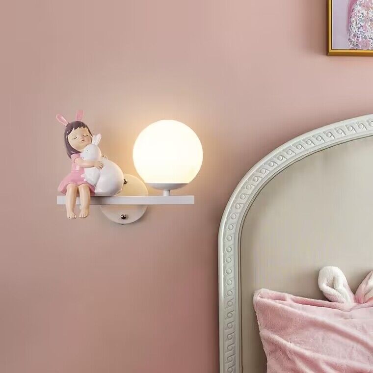 Modern Cartoon Creative Bedside Wall Lamps For Children's Room Cute Fashion Bedroom Lights