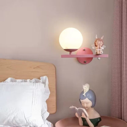 Modern Cartoon Creative Bedside Wall Lamps For Children's Room Cute Fashion Bedroom Lights