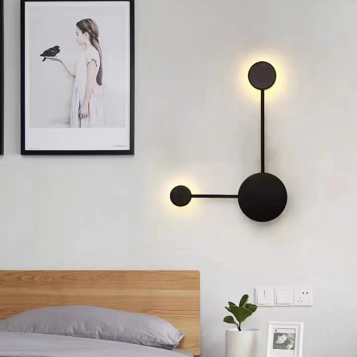 Black Modern Design Wall Lights Sconce for Bedroom LED Wall Lighting Fixture