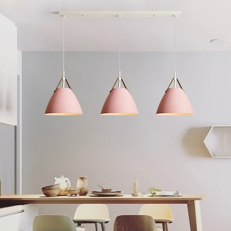 Macaron Modern Led Pendant Ceiling Light Fixture For Dining Room