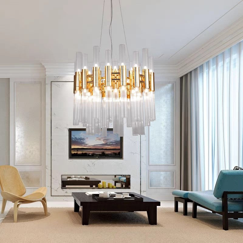 Round/Rectangle Luxury Crown Chandelier